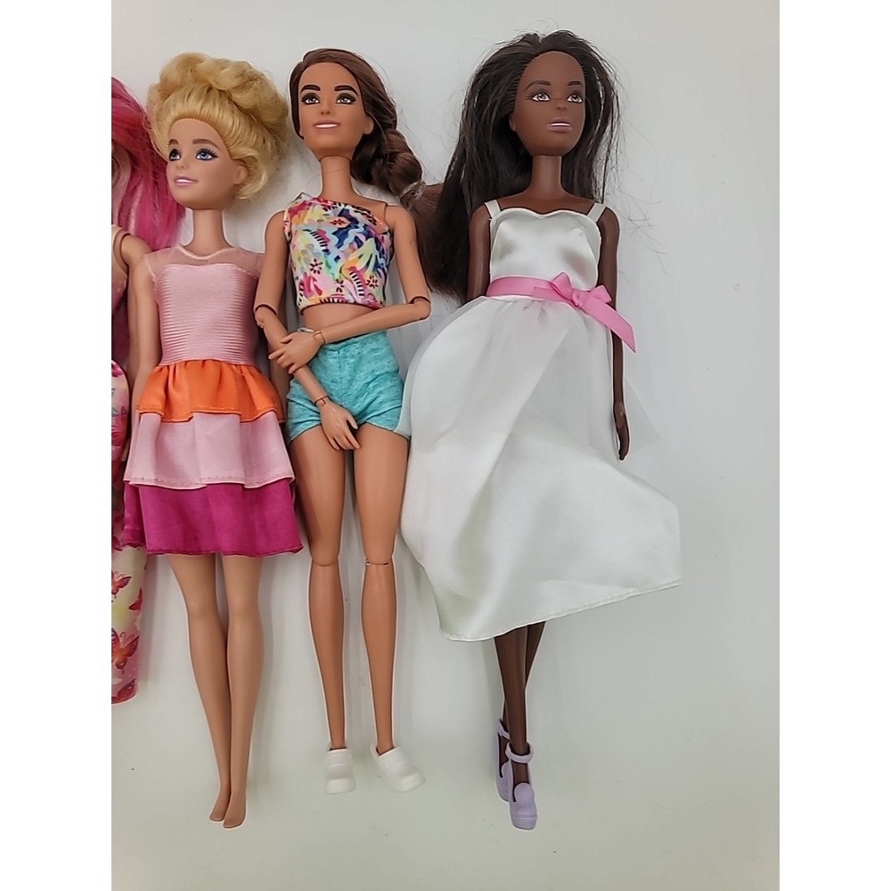 8 Various Barbie/other Fashion Doll Mixed Lot 2013 Anna Ken Mermaid African Amer - Picture 6 of 6